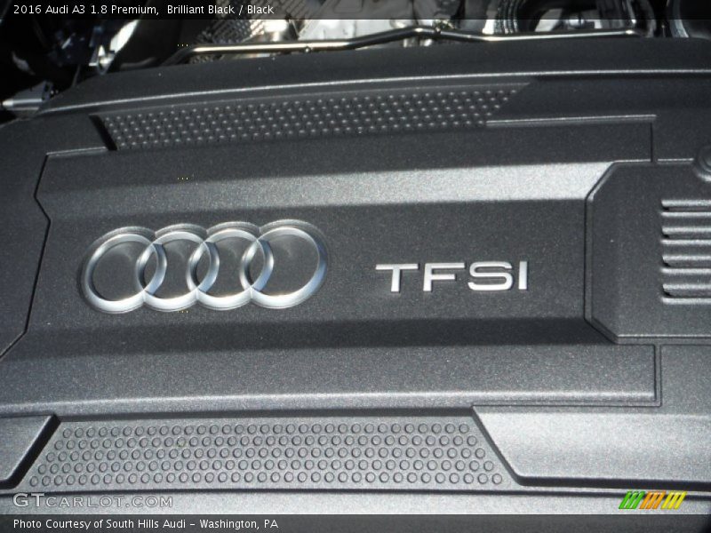 Brilliant Black / Black 2016 Audi A3 1.8 Premium