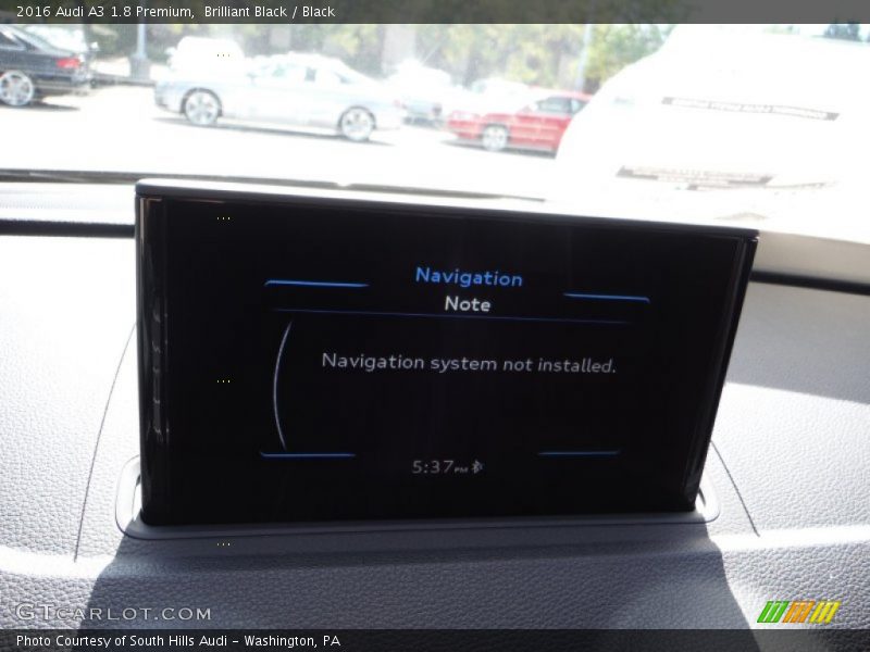Brilliant Black / Black 2016 Audi A3 1.8 Premium