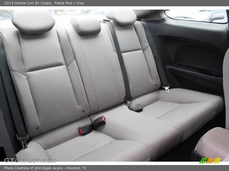 Rallye Red / Gray 2014 Honda Civic EX Coupe