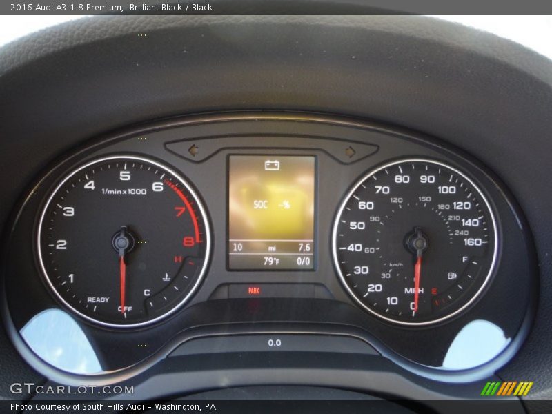 Brilliant Black / Black 2016 Audi A3 1.8 Premium