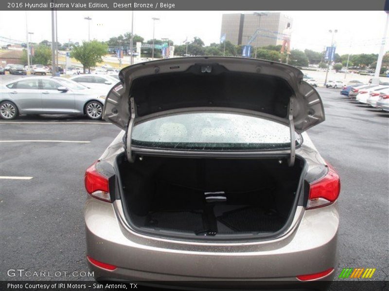 Desert Bronze / Beige 2016 Hyundai Elantra Value Edition