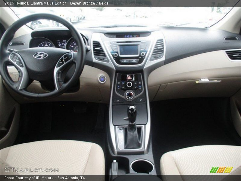 Desert Bronze / Beige 2016 Hyundai Elantra Value Edition