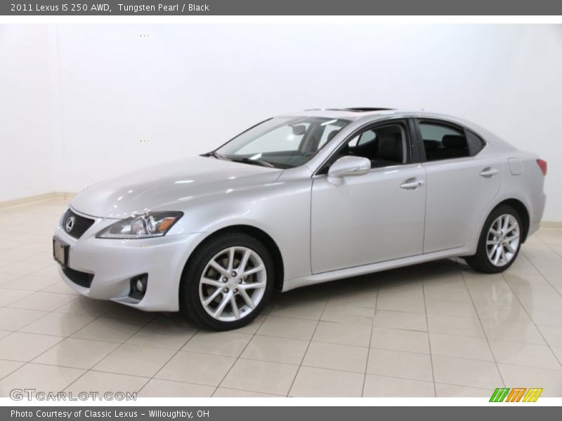 Tungsten Pearl / Black 2011 Lexus IS 250 AWD