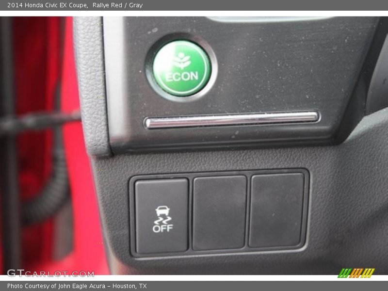 Rallye Red / Gray 2014 Honda Civic EX Coupe