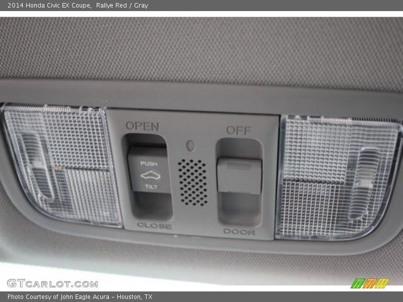 Rallye Red / Gray 2014 Honda Civic EX Coupe