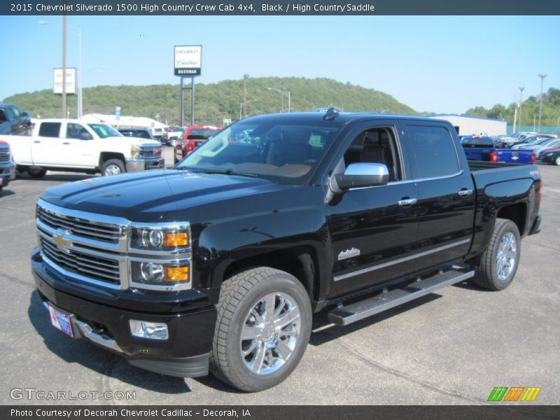 Black / High Country Saddle 2015 Chevrolet Silverado 1500 High Country Crew Cab 4x4