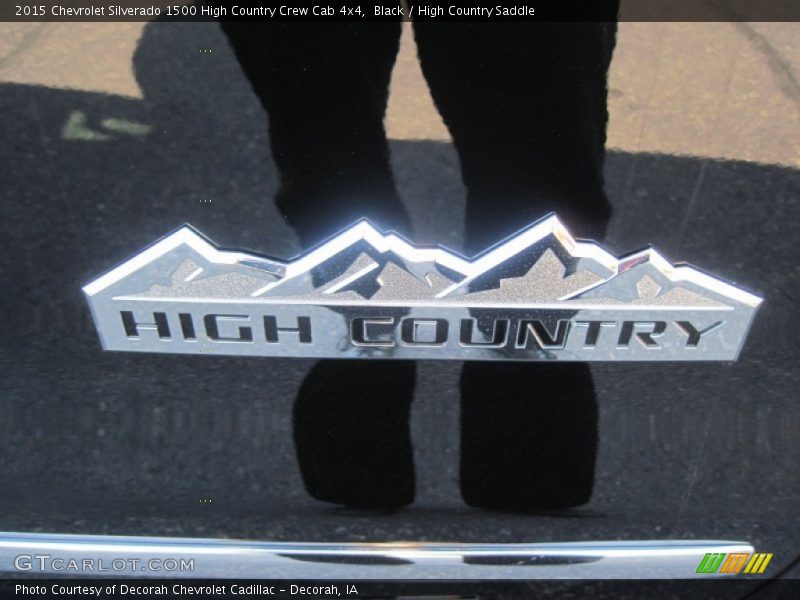 Black / High Country Saddle 2015 Chevrolet Silverado 1500 High Country Crew Cab 4x4