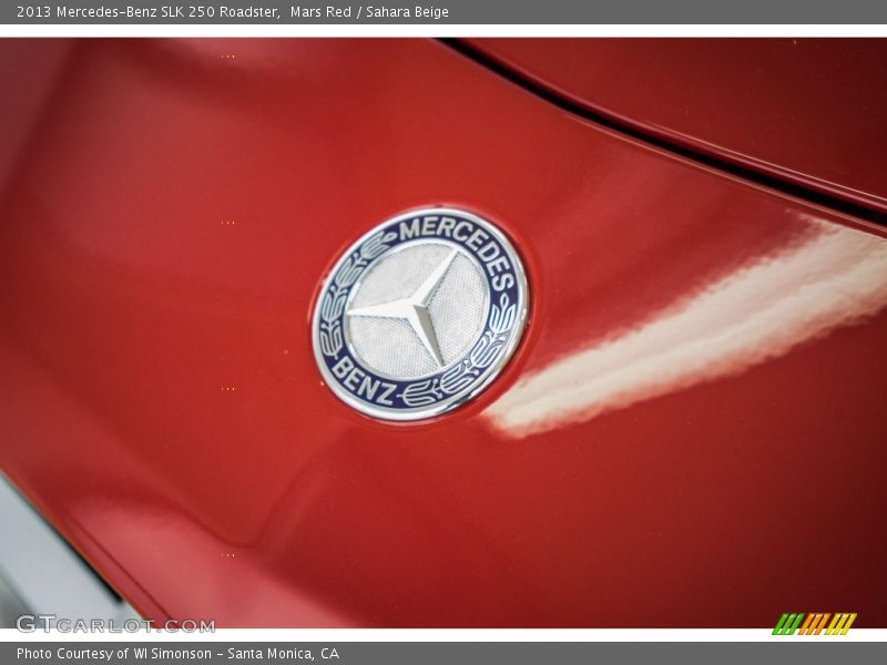 Mars Red / Sahara Beige 2013 Mercedes-Benz SLK 250 Roadster