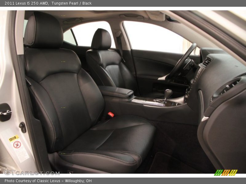 Tungsten Pearl / Black 2011 Lexus IS 250 AWD