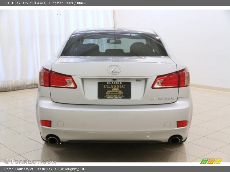 Tungsten Pearl / Black 2011 Lexus IS 250 AWD