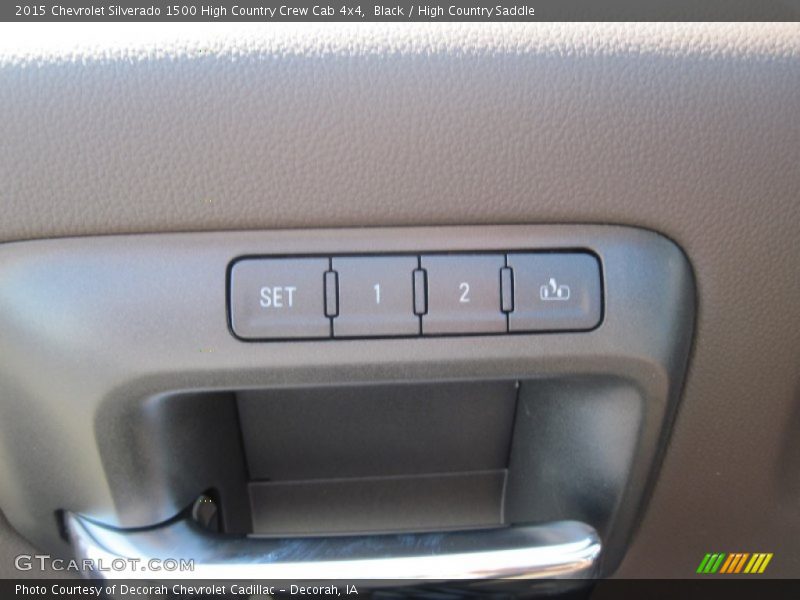 Black / High Country Saddle 2015 Chevrolet Silverado 1500 High Country Crew Cab 4x4