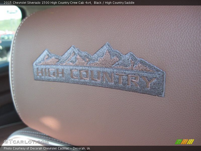 Black / High Country Saddle 2015 Chevrolet Silverado 1500 High Country Crew Cab 4x4