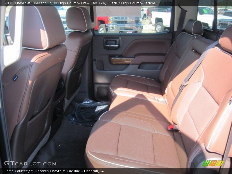 Black / High Country Saddle 2015 Chevrolet Silverado 1500 High Country Crew Cab 4x4