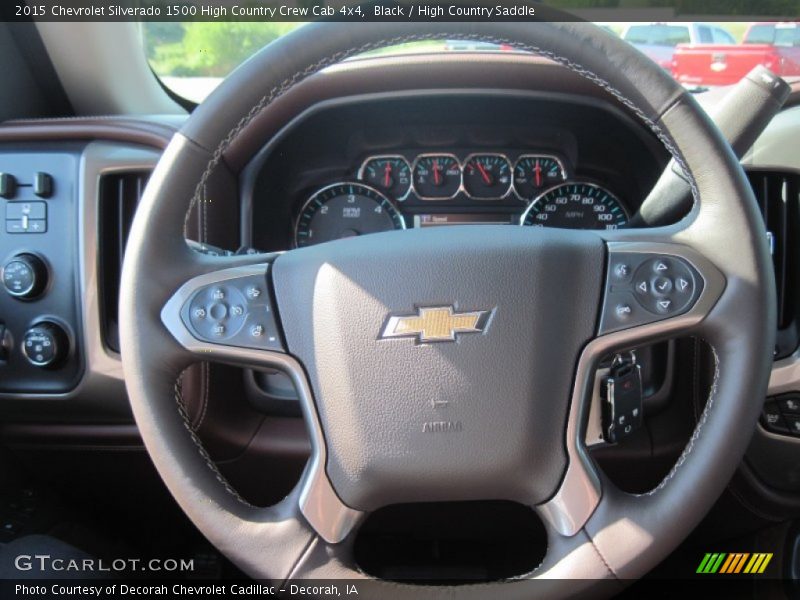 Black / High Country Saddle 2015 Chevrolet Silverado 1500 High Country Crew Cab 4x4