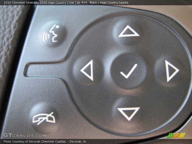 Black / High Country Saddle 2015 Chevrolet Silverado 1500 High Country Crew Cab 4x4