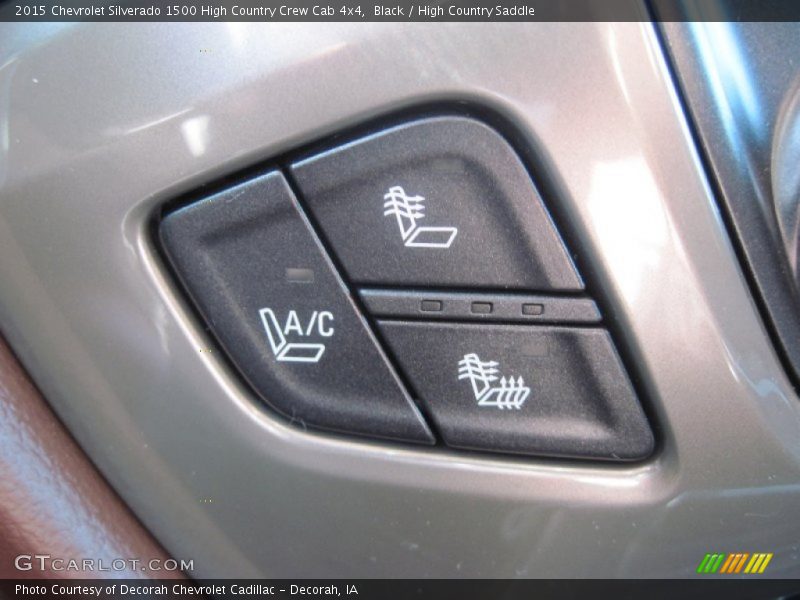 Black / High Country Saddle 2015 Chevrolet Silverado 1500 High Country Crew Cab 4x4