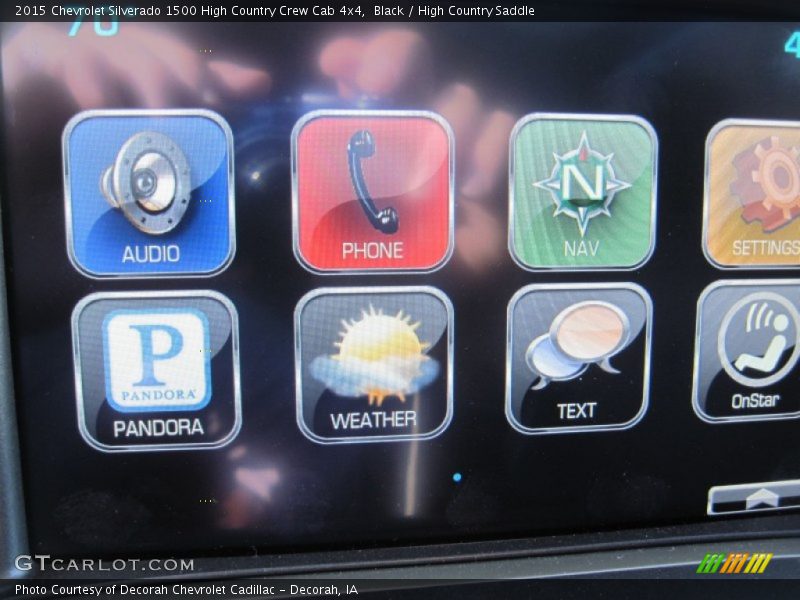 Black / High Country Saddle 2015 Chevrolet Silverado 1500 High Country Crew Cab 4x4