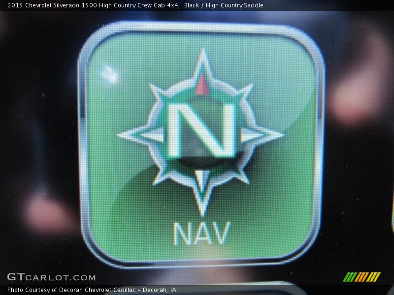 Black / High Country Saddle 2015 Chevrolet Silverado 1500 High Country Crew Cab 4x4