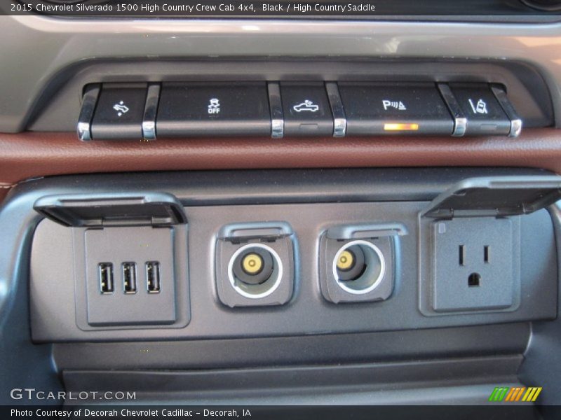 Black / High Country Saddle 2015 Chevrolet Silverado 1500 High Country Crew Cab 4x4