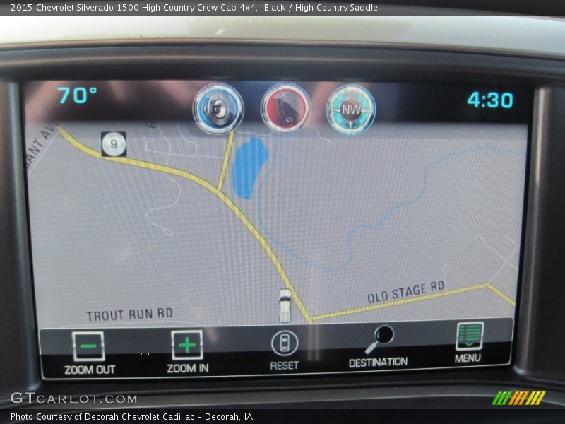 Black / High Country Saddle 2015 Chevrolet Silverado 1500 High Country Crew Cab 4x4