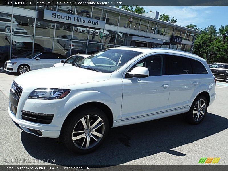 Glacier White Metallic / Black 2015 Audi Q7 3.0 Premium Plus quattro