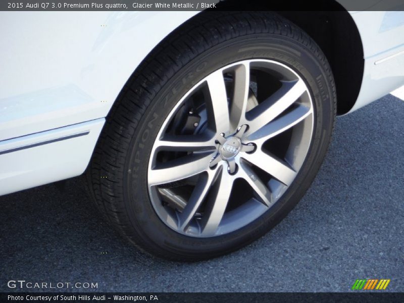 Glacier White Metallic / Black 2015 Audi Q7 3.0 Premium Plus quattro