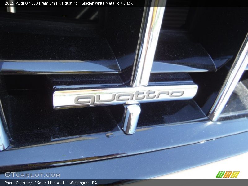 Glacier White Metallic / Black 2015 Audi Q7 3.0 Premium Plus quattro