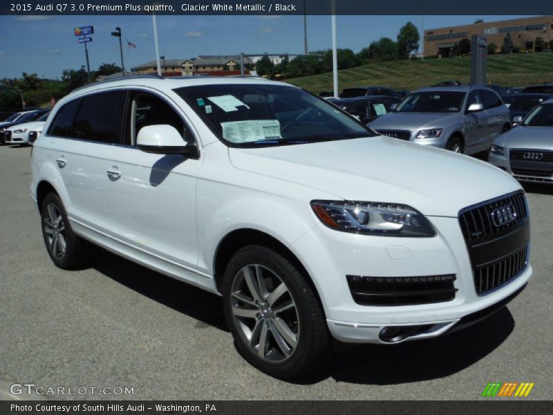 Glacier White Metallic / Black 2015 Audi Q7 3.0 Premium Plus quattro