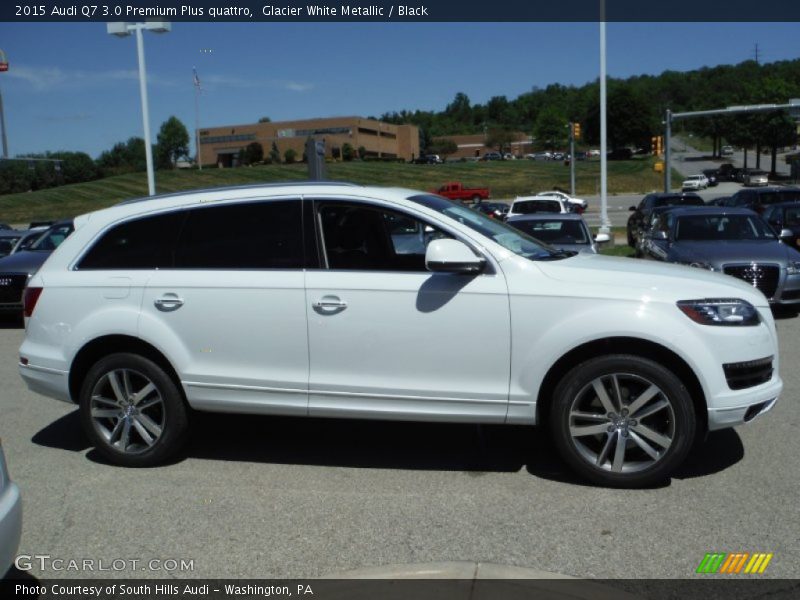 Glacier White Metallic / Black 2015 Audi Q7 3.0 Premium Plus quattro