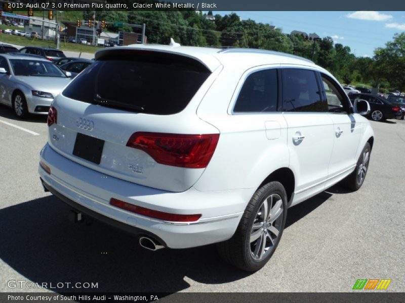 Glacier White Metallic / Black 2015 Audi Q7 3.0 Premium Plus quattro