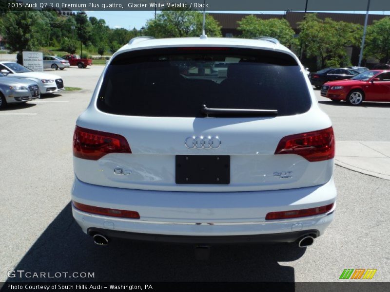 Glacier White Metallic / Black 2015 Audi Q7 3.0 Premium Plus quattro
