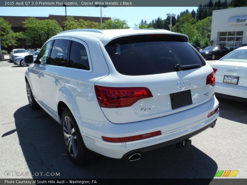 Glacier White Metallic / Black 2015 Audi Q7 3.0 Premium Plus quattro
