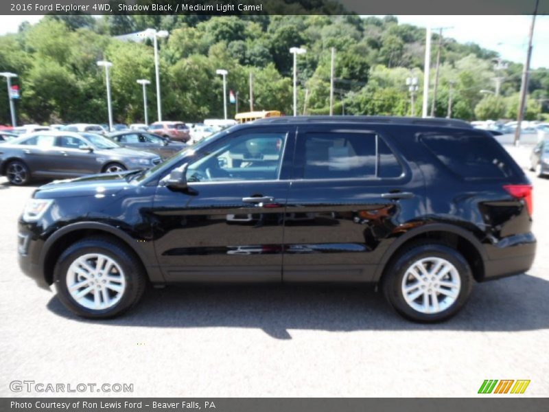 Shadow Black / Medium Light Camel 2016 Ford Explorer 4WD
