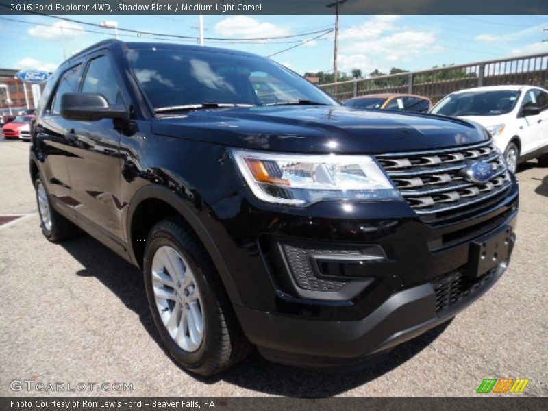 Shadow Black / Medium Light Camel 2016 Ford Explorer 4WD