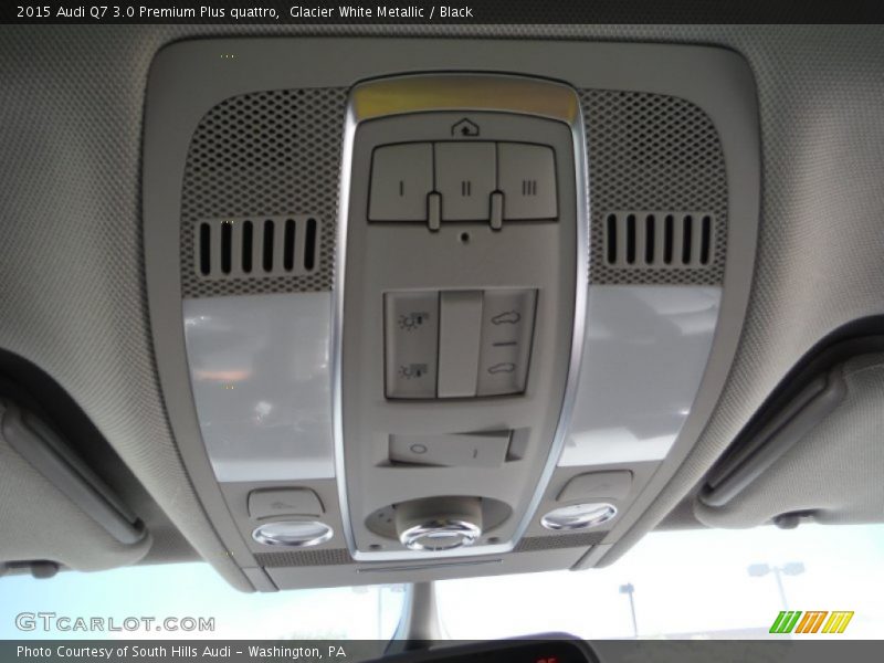 Glacier White Metallic / Black 2015 Audi Q7 3.0 Premium Plus quattro