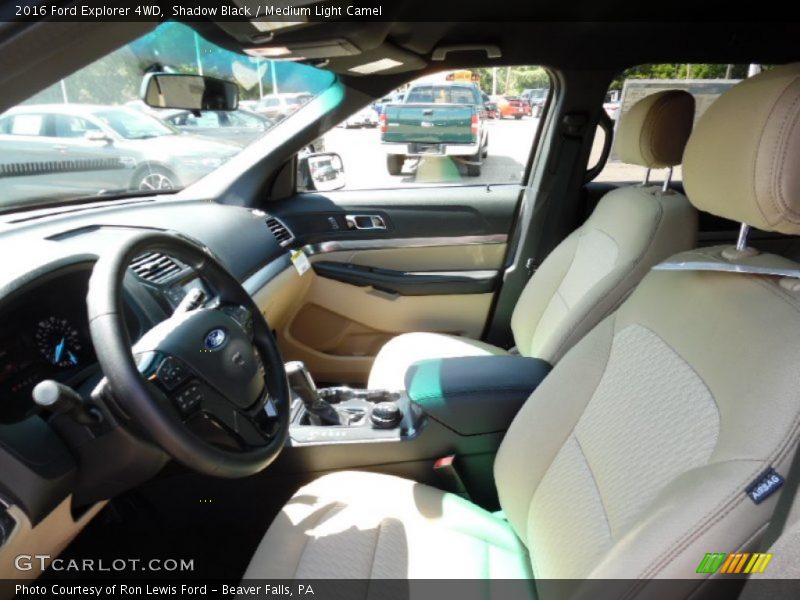 Shadow Black / Medium Light Camel 2016 Ford Explorer 4WD