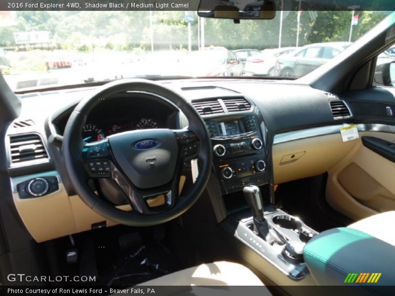 Shadow Black / Medium Light Camel 2016 Ford Explorer 4WD