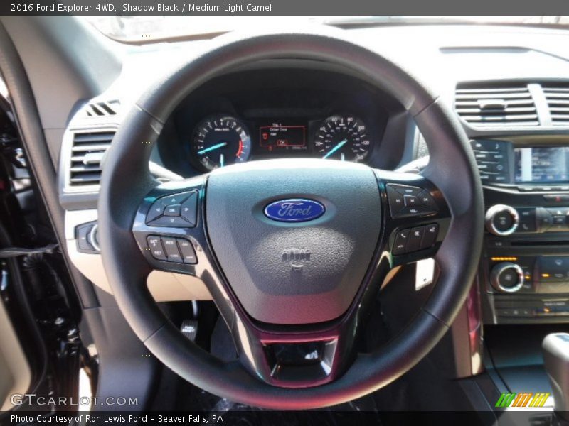 Shadow Black / Medium Light Camel 2016 Ford Explorer 4WD