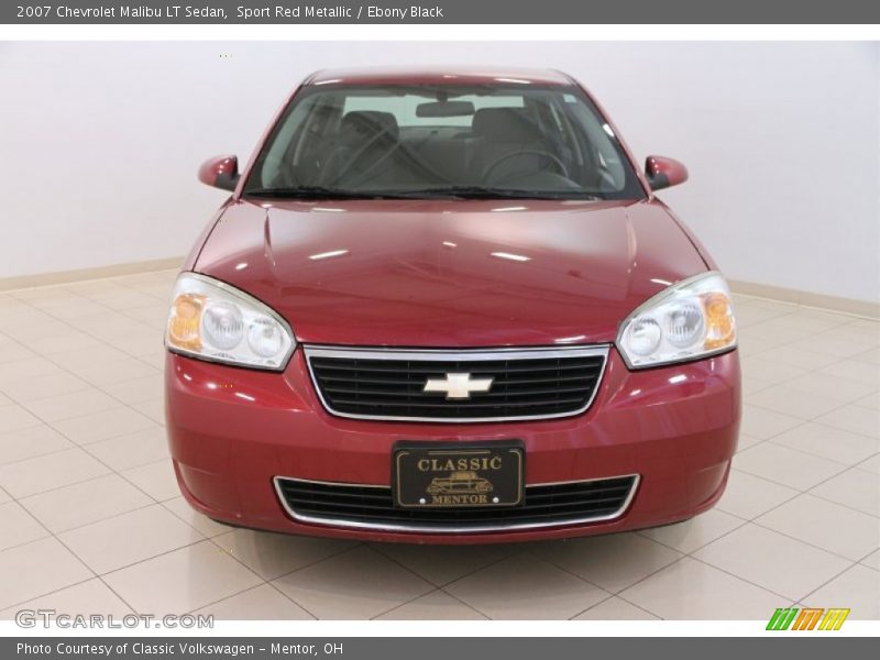 Sport Red Metallic / Ebony Black 2007 Chevrolet Malibu LT Sedan