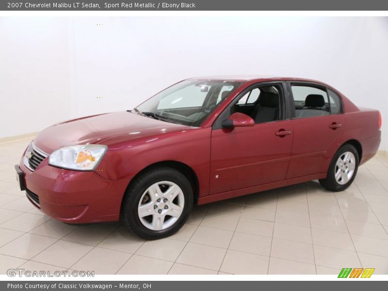 Sport Red Metallic / Ebony Black 2007 Chevrolet Malibu LT Sedan