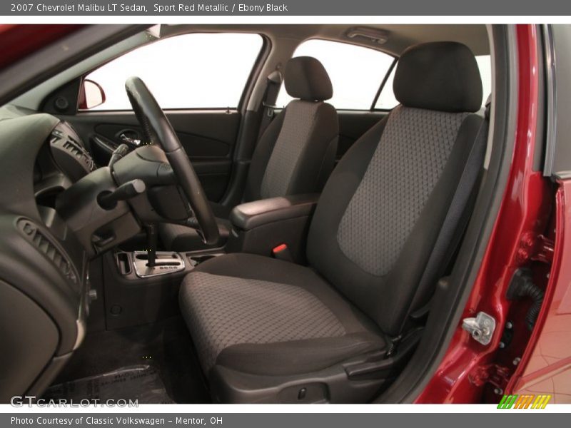 Sport Red Metallic / Ebony Black 2007 Chevrolet Malibu LT Sedan