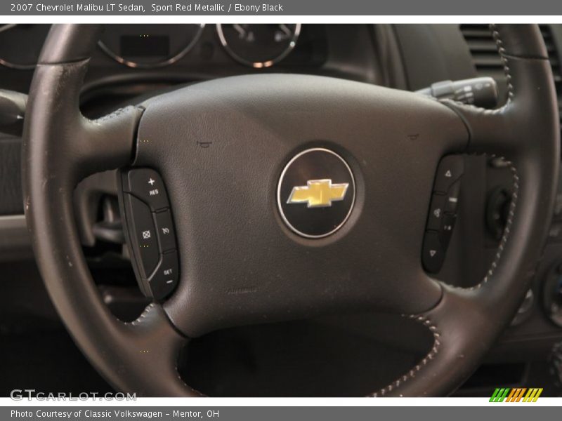 Sport Red Metallic / Ebony Black 2007 Chevrolet Malibu LT Sedan