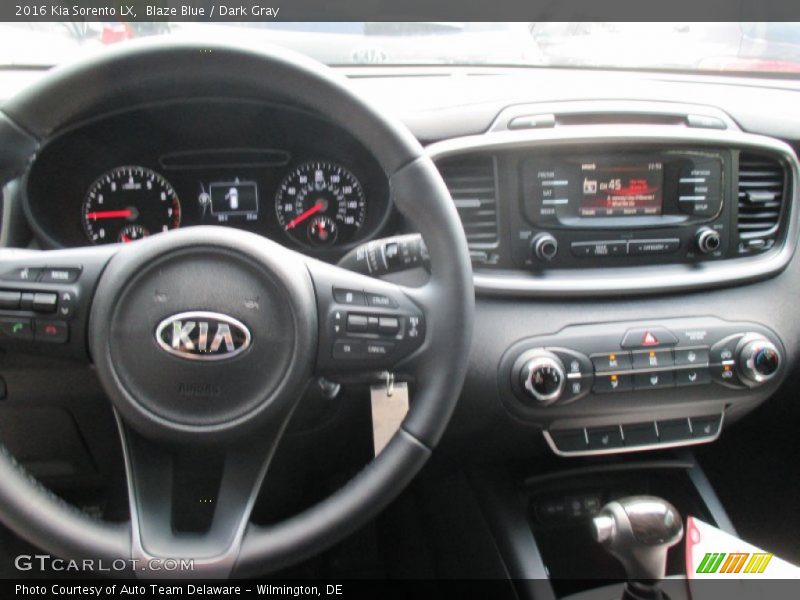 Dashboard of 2016 Sorento LX