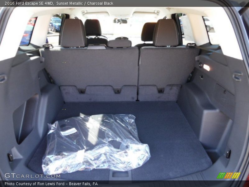 Sunset Metallic / Charcoal Black 2016 Ford Escape SE 4WD
