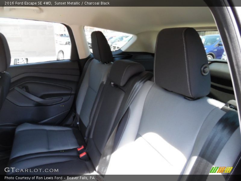 Sunset Metallic / Charcoal Black 2016 Ford Escape SE 4WD