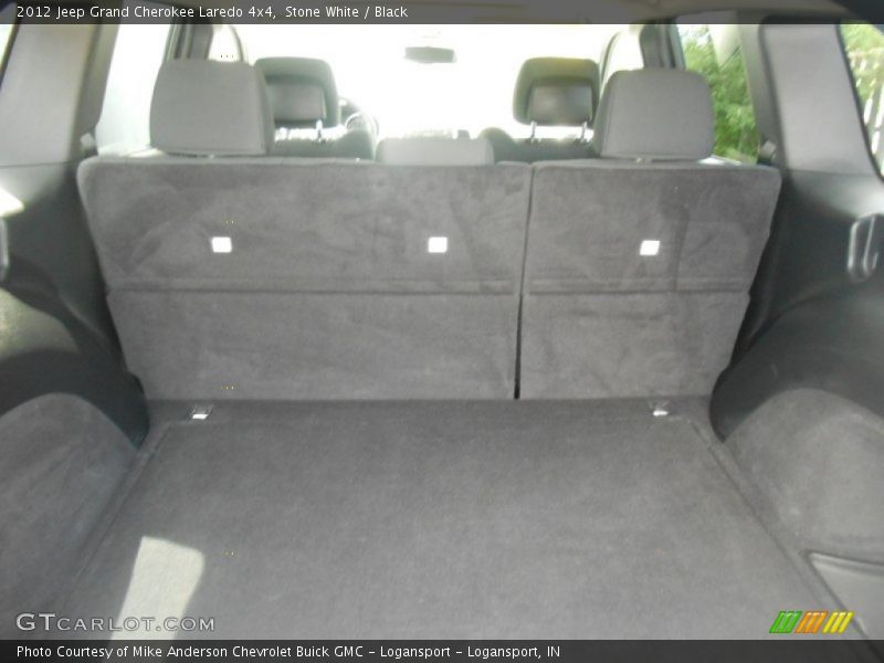 Stone White / Black 2012 Jeep Grand Cherokee Laredo 4x4