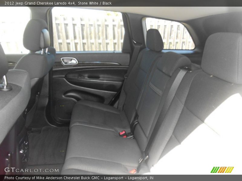 Stone White / Black 2012 Jeep Grand Cherokee Laredo 4x4