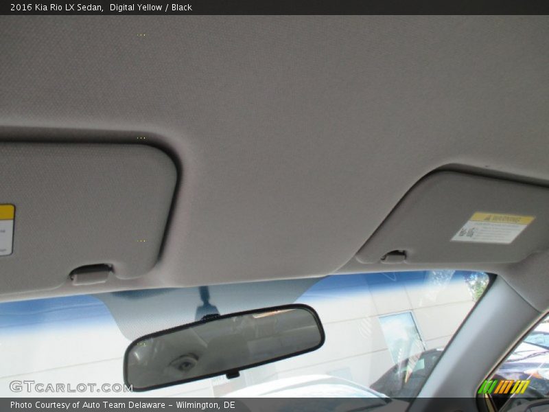Digital Yellow / Black 2016 Kia Rio LX Sedan