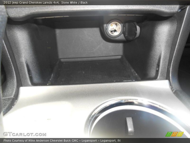 Stone White / Black 2012 Jeep Grand Cherokee Laredo 4x4