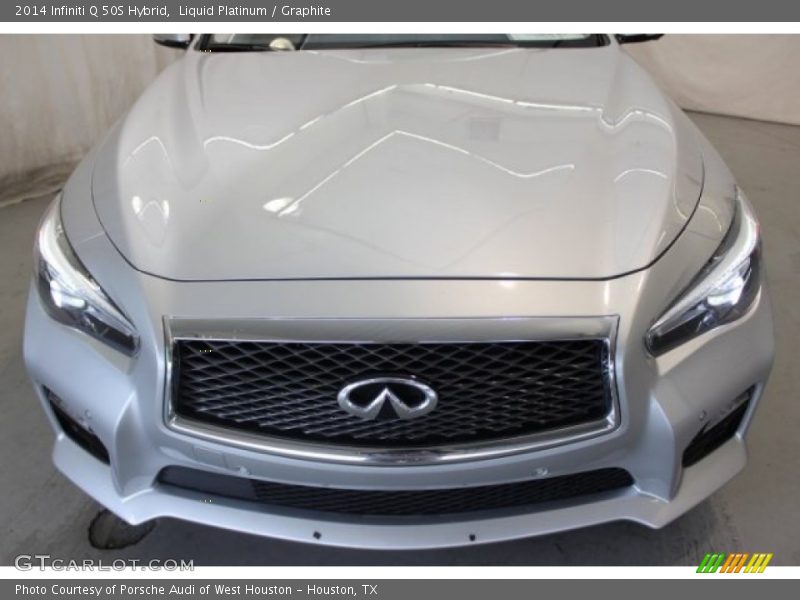 Liquid Platinum / Graphite 2014 Infiniti Q 50S Hybrid